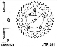 Rozeta DUCATI 851 SP, rv. 88-89