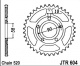 Rozeta HONDA CRM 125, rv. 90-99