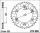Rozeta CAGIVA 125 Cruiser, rv. 87-89