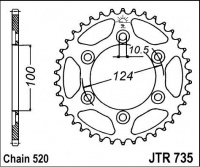 Rozeta DUCATI 750 SS, rv. 91-98