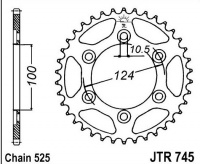 Rozeta DUCATI 916 Monster S4, rv. 01-03