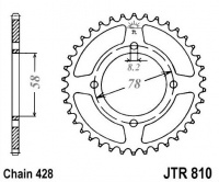 Rozeta SUZUKI GN 125, rv. 92-98