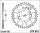 Rozeta SUZUKI GS 750 B,EC,EN,DC,DN,LN, rv. 77-82