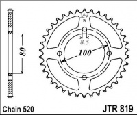 Rozeta SUZUKI RG 250 WD,WE Gamma, rv. 83-84
