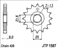 Kolečko YAMAHA FZR 400 R EXUP MK1,MK2 (Japonsko), rv. 88-89
