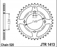 Rozeta KAWASAKI KXF 250 A1,A2 Tecate, rv. 87-88