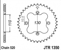 Rozeta HONDA TRX 250 R, rv. 88-89