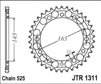 Rozeta HONDA VFR 400 RH-RJ3 Pro-Arm, rv. 87-89