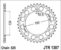 Rozeta HONDA CBR 600 RR, rv. 03-06