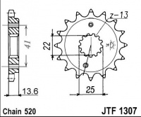 Kolečko KAWASAKI ZX-6R (600 G1-2) (řetěz 520), rv. 98-99