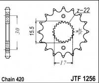 Kolečko HONDA CFR 50 F, rv. 04-09