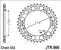 Rozeta YAMAHA YZF 1000 R ThunderAce, rv. 98-00