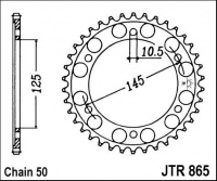 Rozeta YAMAHA FZR 600 W,A,B, rv. 89-91