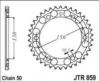 Rozeta YAMAHA YZF 600 R Thunder Cat, rv. 99-03