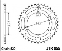 Rozeta YAMAHA XJ 600 N, rv. 95-01