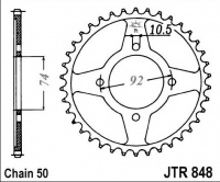 Rozeta YAMAHA RD 350 A,B, rv. 74-76