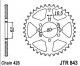 Rozeta YAMAHA RT 180 A,B,D,E,G, rv. 90-96