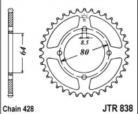 Rozeta YAMAHA YBA 125 Enticer