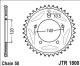 Rozeta TRIUMPH 955 Sprint RS, rv. 00-04