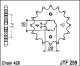 Kolečko HONDA CT 125 D,E,F,G,H,K, rv. 83-89