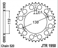 Rozeta HUSABERG MX 501 6 Speed, rv. 92-95