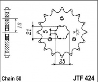 Kolečko KAWASAKI Z 250 A1-A2,B1, rv. 78-80