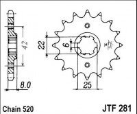 Kolečko HONDA XR 250 RC,RD, rv. 82-83