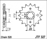 Kolečko HONDA VT 125 C,C2 Shadow, rv. 99-07