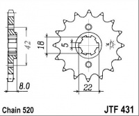 Kolečko SUZUKI LT 300 E- H,J,K, rv. 87-89