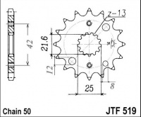 Kolečko KAWASAKI ZXR 750 J1,J2, rv. 91-92