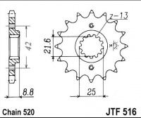 Kolečko SUZUKI GS 500 F-K4,K5,K6, rv. 04-09