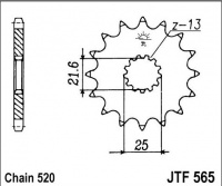 Kolečko KAWASAKI KX 250, rv. 06-08