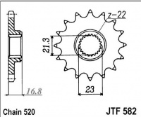 Kolečko YAMAHA XJ 600 S Diversion, rv. 92-01