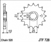 Kolečko CAGIVA 350 W12 Trail, rv. 93-96