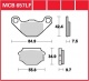 Zadní brzdové destičky Sachs ZX 125 (660), rv. od 99