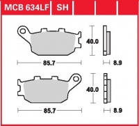 Zadní brzdové destičky Honda CBF 600 N, S, ABS (PC38), rv. 04-07