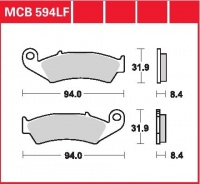 Zadní brzdové destičky Honda VFR 400 R (NC30), rv. od 89