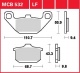 Zadní brzdové destičky Kawasaki ZX 750 A1, E, GP (ZX750E), rv. 84-85