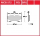 Přední brzdové destičky Aprilia RS 125 , Extrema (GS), rv. 93-98