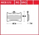 Přední brzdové destičky Benelli 50 Spring, rv. 92-95