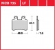 Zadní brzdové destičky Yamaha DT 50 R, rv. od 04