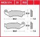 Přední brzdové destičky Suzuki RM 250 (RJ14A), rv. 87-88