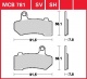 Zadní brzdové destičky Harley Davidson VRSCA 1130 V-Rod, rv. od 06