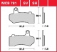 Zadní brzdové destičky Harley Davidson VRSCF 1250 V-Rod Muscle, rv. od 09