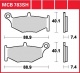 Zadní brzdové destičky Suzuki GSXR 750 (WVCF), rv. 06-07