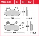 Přední brzdové destičky pravé Kawasaki KLF 400 B1-B7 Bayou, rv. 93-99