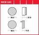 Přední brzdové destičky Honda CB 125 T2,T (CB125T), rv. 80-81