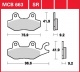 Přední brzdové destičky Kymco 150 Spacer, rv. od 97