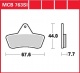 Přední brzdové destičky Arctic Cat 500 2x4/4x4, rv. 98-04