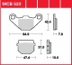 Přední brzdové destičky Kawasaki KMX 125 (MX125A), rv. 87-89